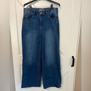 Democracy High Waist Wide Leg AB Technology Jeans Size 12